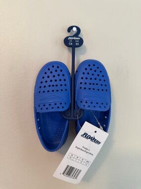 Floafers Bright Blue Slip-On Shoes